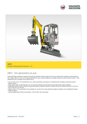 मिनी एक्सकेवेटर Neuson 28 Z 3