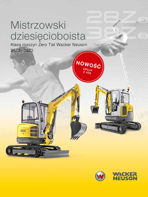 मिनी एक्सकेवेटर Wacker Neuson 28 Z 3