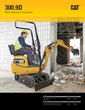 मिनी एक्सकेवेटर Caterpillar 300.9D