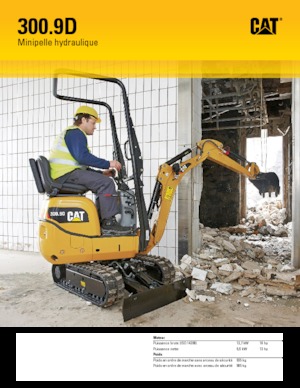 मिनी एक्सकेवेटर Caterpillar 300.9D
