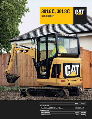 मिनी एक्सकेवेटर Caterpillar 301.8C