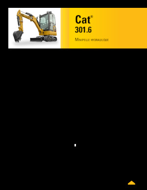 मिनी एक्सकेवेटर Caterpillar 301.6