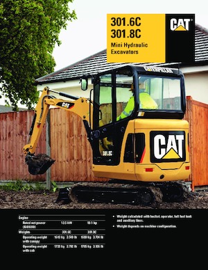 मिनी एक्सकेवेटर Caterpillar 301.8C