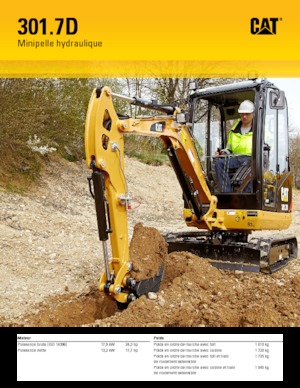 मिनी एक्सकेवेटर Caterpillar 301.7D