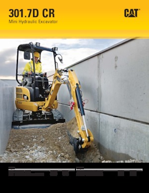 मिनी एक्सकेवेटर Caterpillar 301.7D CR