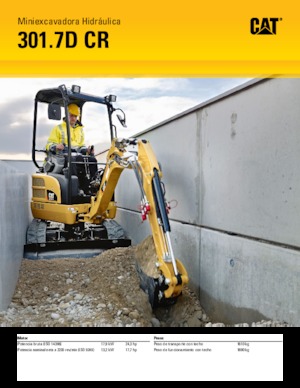 मिनी एक्सकेवेटर Caterpillar 301.7D CR
