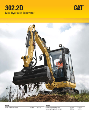 मिनी एक्सकेवेटर Caterpillar 302.2D