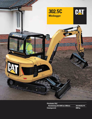 मिनी एक्सकेवेटर Caterpillar 302.5C