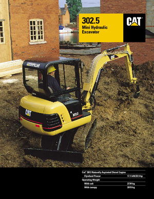 मिनी एक्सकेवेटर Caterpillar 302.5