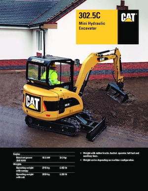 मिनी एक्सकेवेटर Caterpillar 302.5C