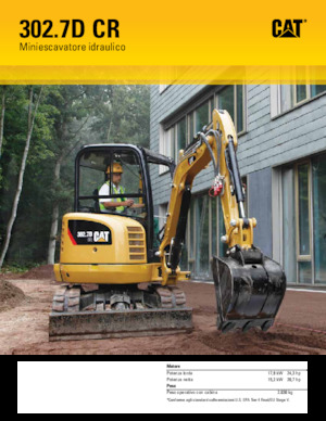 मिनी एक्सकेवेटर Caterpillar 302.7D CR