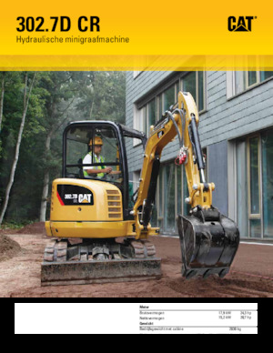 मिनी एक्सकेवेटर Caterpillar 302.7D CR