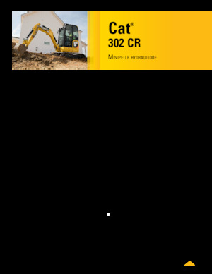 मिनी एक्सकेवेटर Caterpillar 302 CR