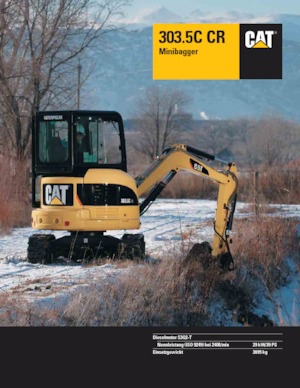मिनी एक्सकेवेटर Caterpillar 303.5C CR