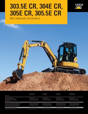 मिनी एक्सकेवेटर Caterpillar 303.5E CR