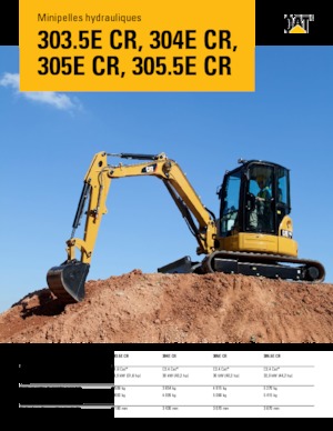 मिनी एक्सकेवेटर Caterpillar 303.5E CR