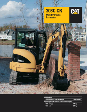 मिनी एक्सकेवेटर Caterpillar 303C CR