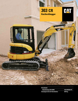 मिनी एक्सकेवेटर Caterpillar 303 C R