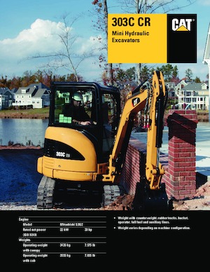 मिनी एक्सकेवेटर Caterpillar 303C
