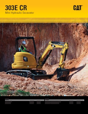 मिनी एक्सकेवेटर Caterpillar 303E CR