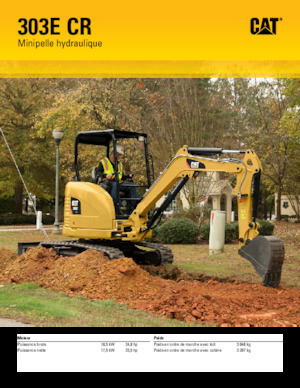 मिनी एक्सकेवेटर Caterpillar 303E CR