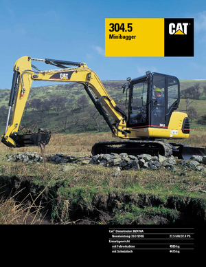 मिनी एक्सकेवेटर Caterpillar 304.5