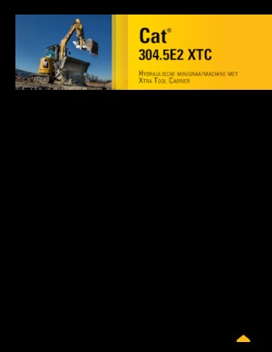 मिनी एक्सकेवेटर Caterpillar 304.5E2 XTC