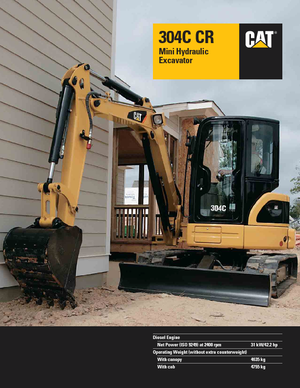 मिनी एक्सकेवेटर Caterpillar 304C CR