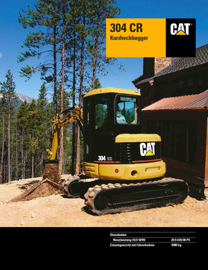 मिनी एक्सकेवेटर Caterpillar 304 C R
