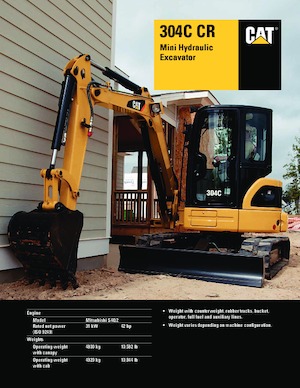 मिनी एक्सकेवेटर Caterpillar 304C