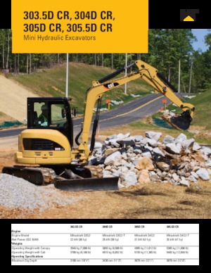 मिनी एक्सकेवेटर Caterpillar 304D