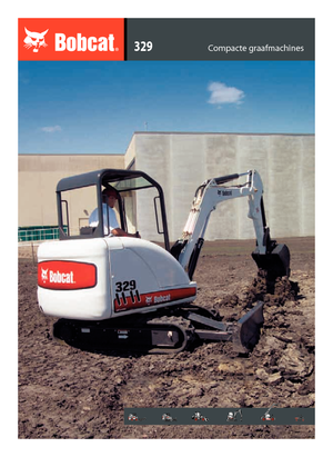 मिनी एक्सकेवेटर Bobcat 329