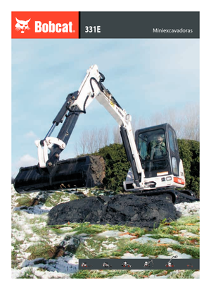 मिनी एक्सकेवेटर Bobcat 331 E G