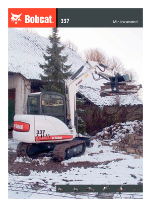 मिनी एक्सकेवेटर Bobcat 337 G