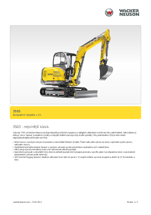 मिनी एक्सकेवेटर Neuson 3503