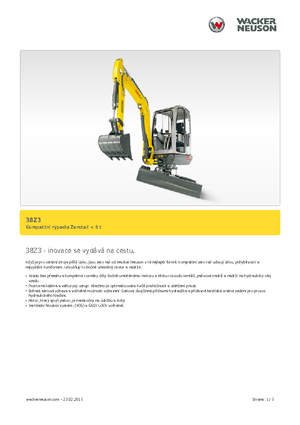 मिनी एक्सकेवेटर Wacker Neuson 38 Z 3
