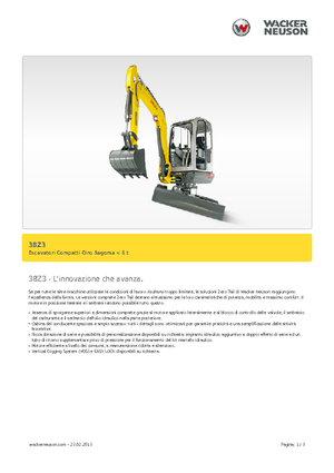 मिनी एक्सकेवेटर Wacker Neuson 38 Z 3