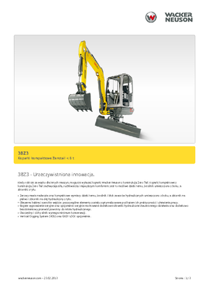 मिनी एक्सकेवेटर Wacker Neuson 38 Z 3