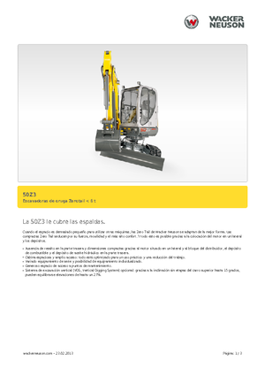 मिनी एक्सकेवेटर Neuson 50 Z 3
