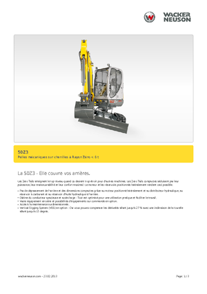 मिनी एक्सकेवेटर Neuson 50 Z 3