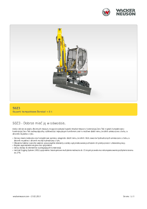 मिनी एक्सकेवेटर Neuson 50 Z 3