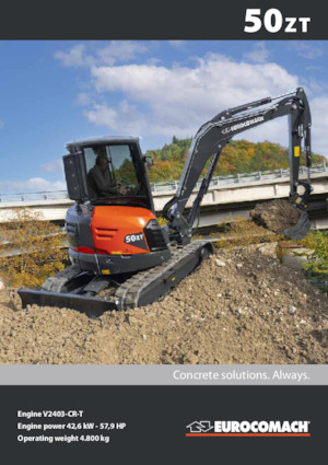 मिनी एक्सकेवेटर Eurocomach 50 ZT
