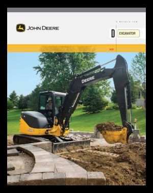 क्रॉलर एक्सकेवेटर John Deere Construction 60D