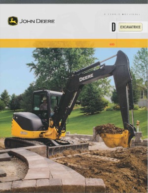 क्रॉलर एक्सकेवेटर John Deere Construction 60D
