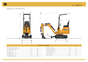 मिनी एक्सकेवेटर JCB 8008