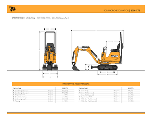 मिनी एक्सकेवेटर JCB 8008