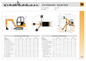 मिनी एक्सकेवेटर JCB 8018