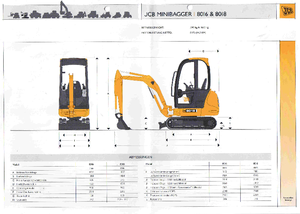 मिनी एक्सकेवेटर JCB 8016