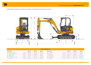 मिनी एक्सकेवेटर JCB 8030 ZTS