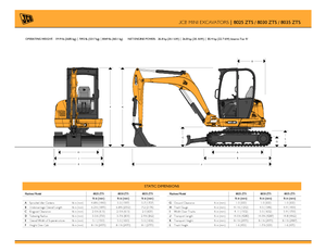 मिनी एक्सकेवेटर JCB 8030 ZTS
